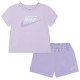 Nike Βρεφικό σετ French Terry Tee and Shorts Set Nike Βρεφικό σετ French Terry Tee and Shorts Set